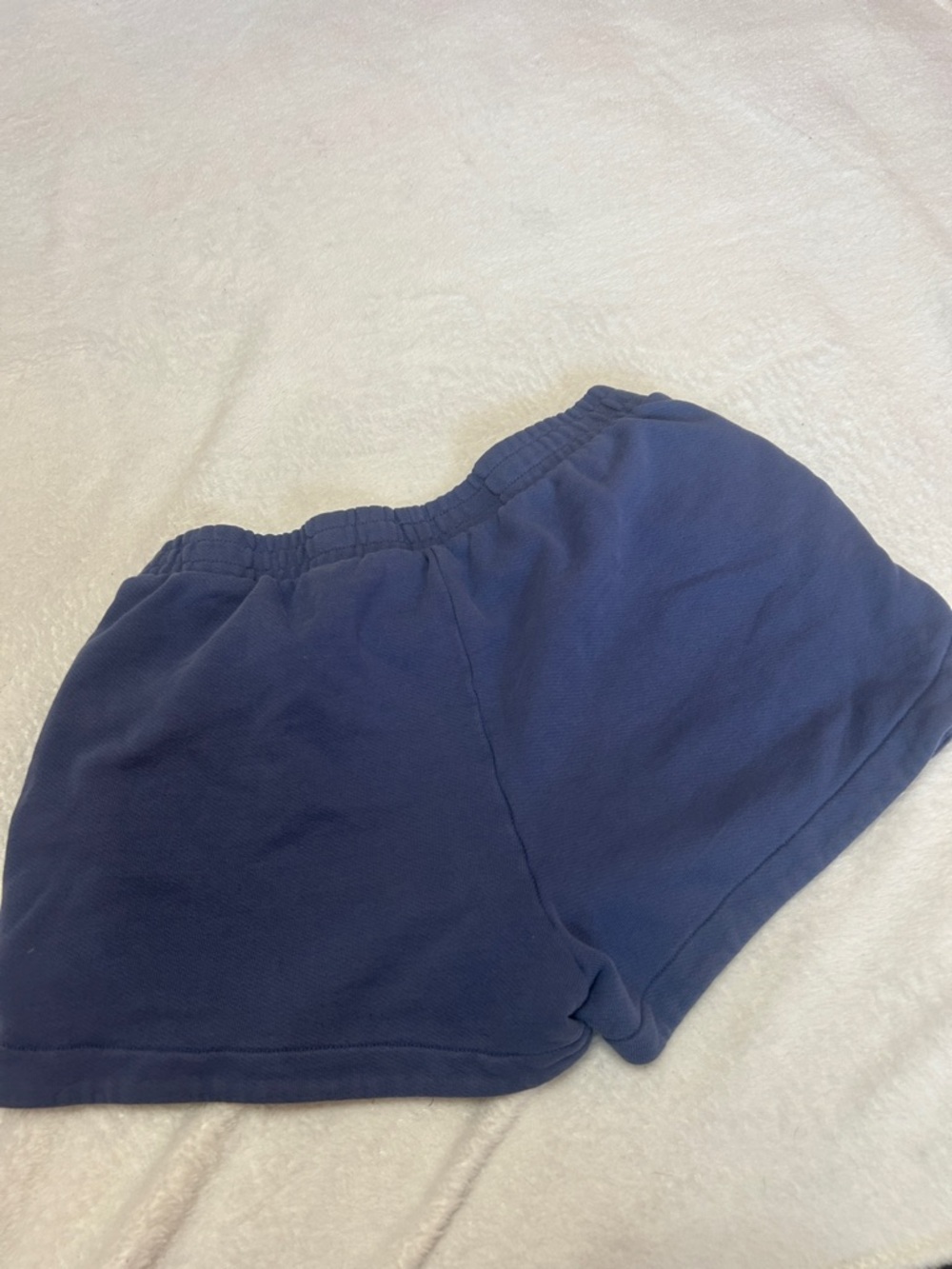 RW&CO. Cotton Lounge Shorts Blue Size Small Soft Knit Athleisure - Picture 4 of 10
